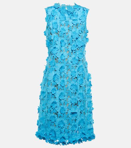 AppliquÃ© floral lace dress - Oscar de la Renta - Modalova