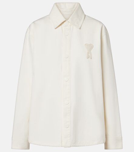 Sobrecamisa Ami de Cœur de sarga de algodón - Ami Paris - Modalova