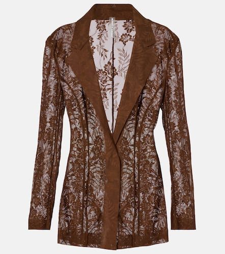 Norma Kamali Blazer in pizzo - Norma Kamali - Modalova