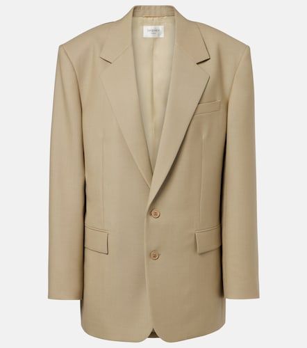 Saint Laurent Blazer in lana e seta - Saint Laurent - Modalova