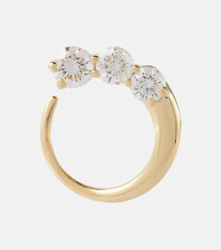 Pendientes Aria Earwrap de oro de 18 ct con diamantes - Melissa Kaye - Modalova