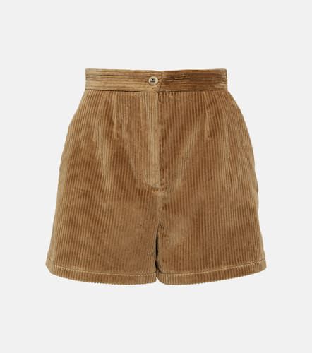 High-Rise Shorts aus Cord - Dolce&Gabbana - Modalova