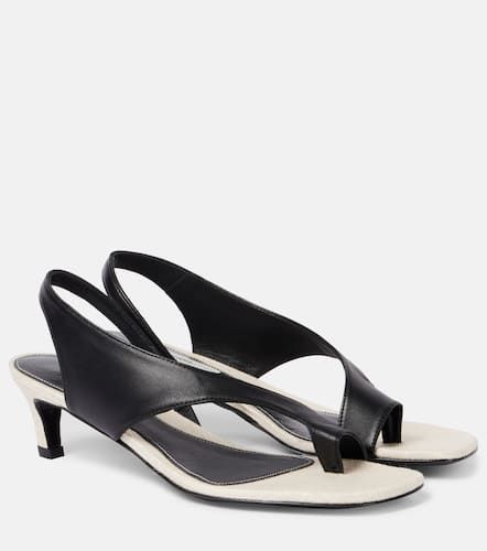 Toteme 40 leather thong sandals - Toteme - Modalova