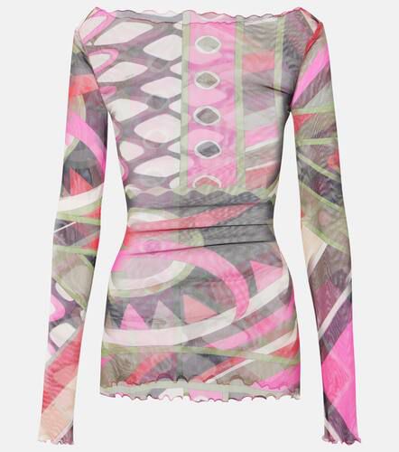 Pucci Vivara mesh top - Pucci - Modalova