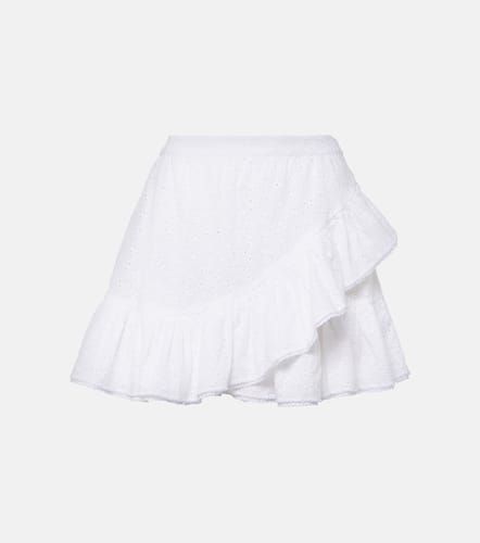 Minifalda Bova de algodón con bordado inglés - Poupette St Barth - Modalova