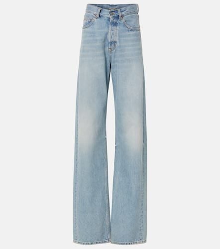 Jeans a gamba larga e vita alta - Saint Laurent - Modalova