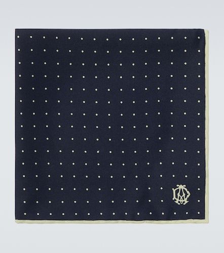 Polka-dot silk pocket square - Dunhill - Modalova
