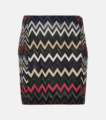 Minifalda de lamé en zigzag - Missoni - Modalova