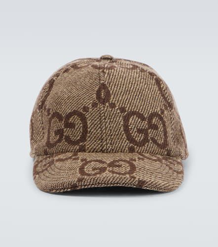 Jumbo GG wool jacquard baseball cap - Gucci - Modalova