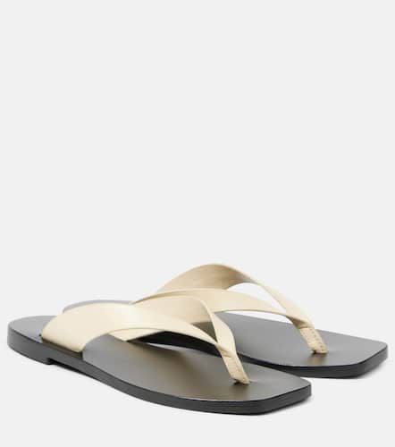 Kinto leather thong sandals - A. Emery - Modalova