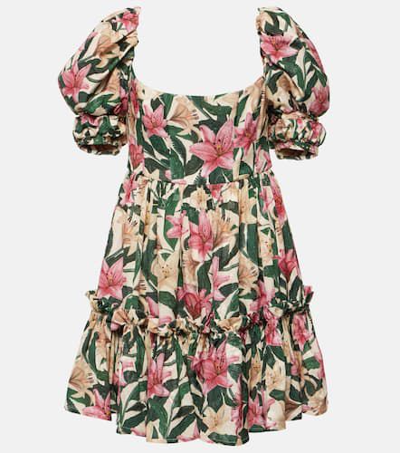 Alaria Rocio ruffled floral minidress - Agua by Agua Bendita - Modalova