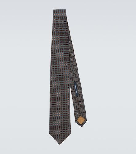 Corbata de seda estampada - Thom Sweeney - Modalova