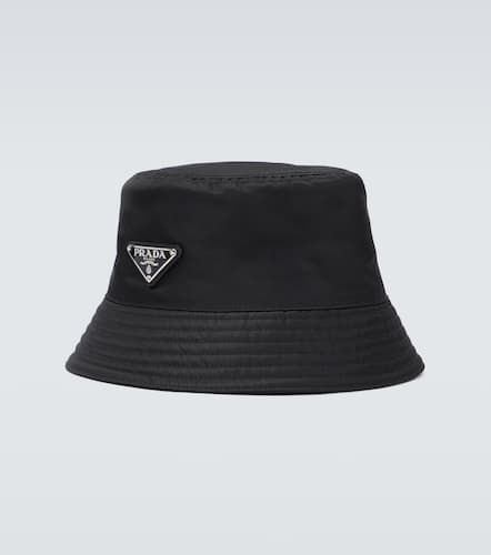 Prada Logo tab bucket hat - Prada - Modalova