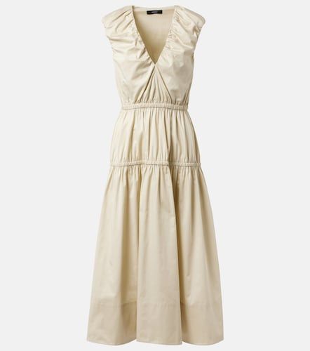 Vestido midi Sembat de satén de algodón - Joseph - Modalova