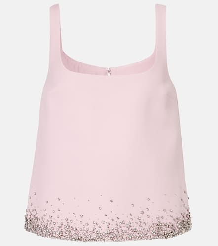 Gucci Embellished silk and wool top - Gucci - Modalova