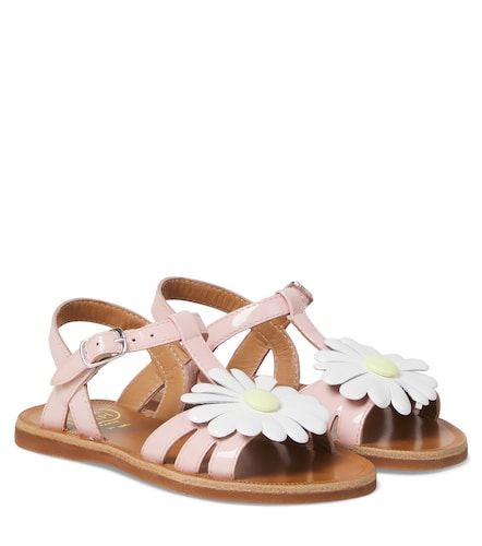 Plagette Big Flo leather sandals - Pom d'Api - Modalova