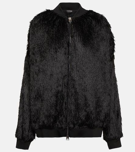 Tom Ford Faux-fur bomber jacket - Tom Ford - Modalova