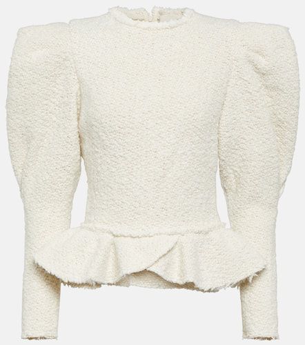 Top Giamili in bouclé con peplum - Isabel Marant - Modalova