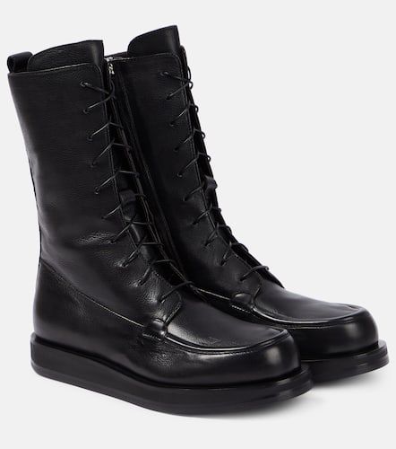 The Row Patty leather combat boots - The Row - Modalova