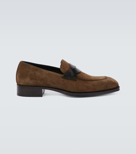 Elkan suede and leather loafers - Tom Ford - Modalova