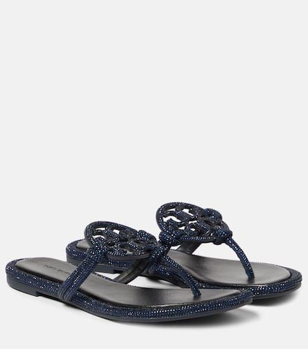 Miller crystal-embellished thong sandals - Tory Burch - Modalova