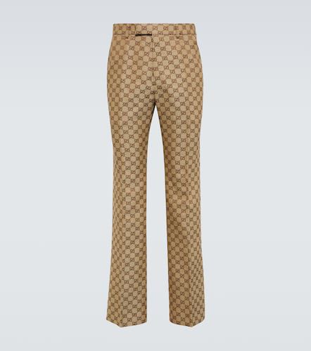 Gucci GG linen-blend pants - Gucci - Modalova