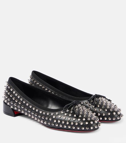 Ballerine in pelle con borchie - Christian Louboutin - Modalova