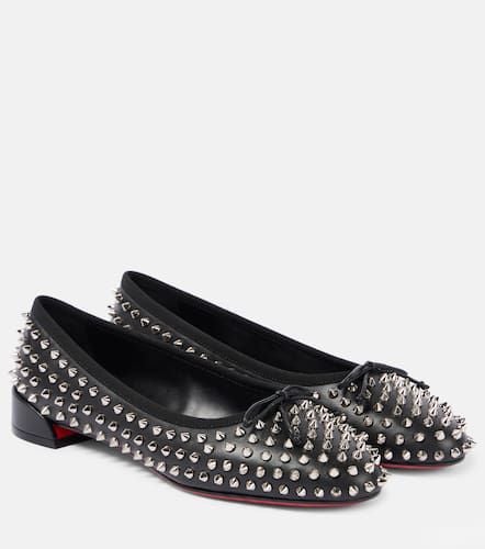 Verzierte Ballerinas aus Leder - Christian Louboutin - Modalova