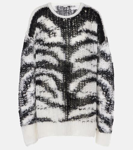 Zebra-print wool-blend sweater - Stella McCartney - Modalova