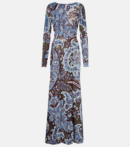 Paisley crÃªpe jersey maxi dress - Etro - Modalova