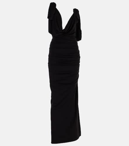 The Attico Ruched jersey maxi dress - The Attico - Modalova