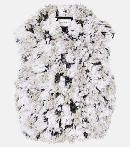 Alaïa Gilet Lynx in shearling sintetico - Alaia - Modalova