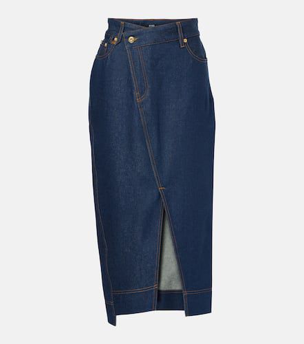 La Jupe De-NÃ®mes asymmetric denim midi skirt - Jacquemus - Modalova