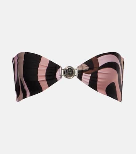 Pucci Marmo bandeau bikini top - Pucci - Modalova