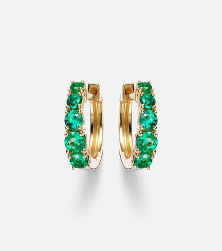 Ohrringe Graduated aus 18kt Gelbgold mit Smaragden - Anita Ko - Modalova