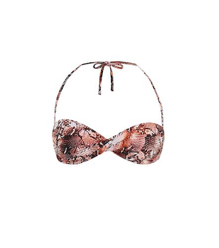 Martinique snake-effect bikini top - Melissa Odabash - Modalova