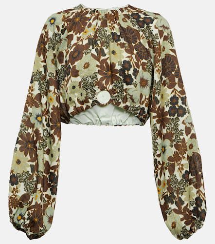 Constantine floral ramie crop top - SIR - Modalova