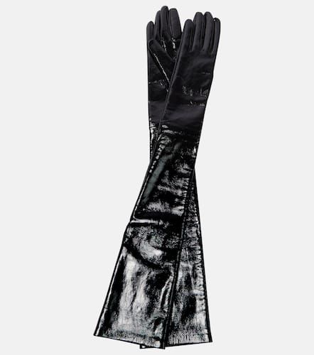 Patent leather gloves - Alexander McQueen - Modalova