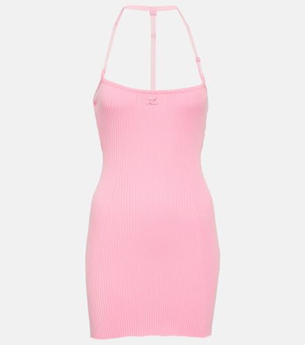 CourrÃ¨ges Ribbed-knit minidress - Courreges - Modalova