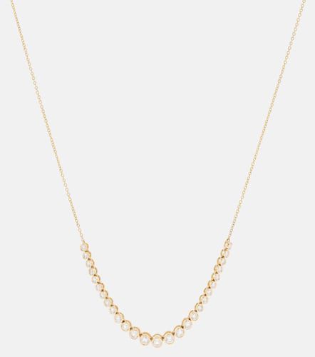 Let It Slide 10kt necklace with diamonds - Stone and Strand - Modalova