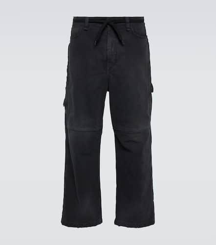 Pantalones de algodón de tiro medio - Balenciaga - Modalova