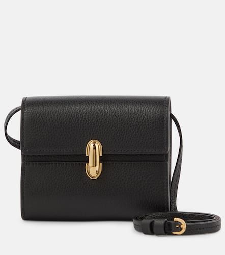 Symmetry leather wallet with strap - Savette - Modalova