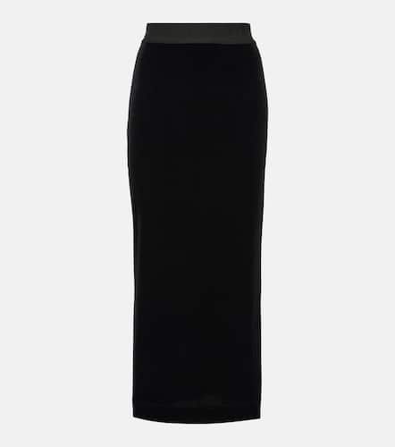 Falda tubo de terciopelo - Dolce&Gabbana - Modalova