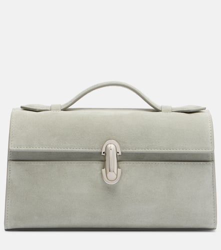 Tote Bag Symmetry aus Veloursleder - Savette - Modalova