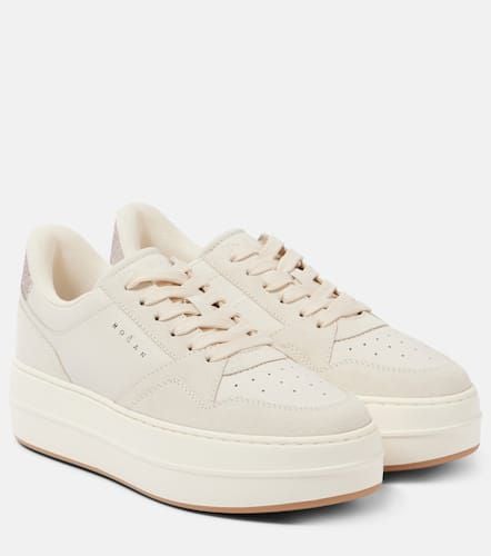 Sneakers H670 in suede con platform - Hogan - Modalova