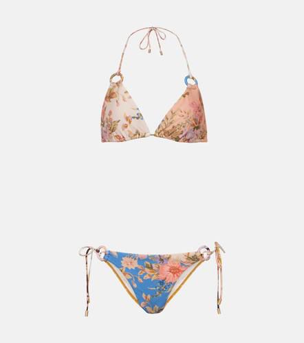 August printed triangle bikini - Zimmermann - Modalova