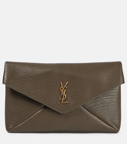 Clutch Cassandre Large aus Leder - Saint Laurent - Modalova