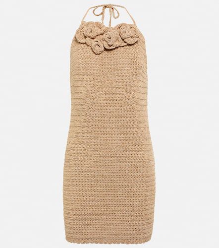 Crochet cotton-blend minidress - Magda Butrym - Modalova