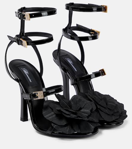 Embellished patent leather sandals - Blumarine - Modalova