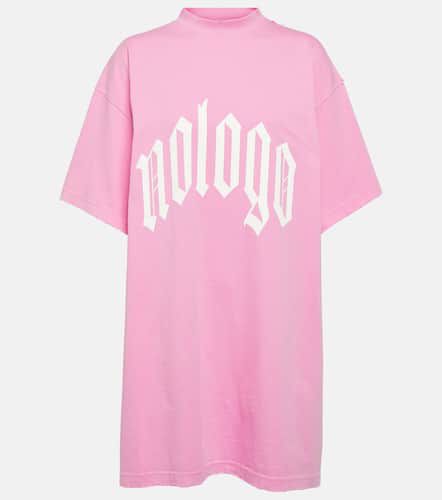 Printed cotton jersey T-shirt - Balenciaga - Modalova